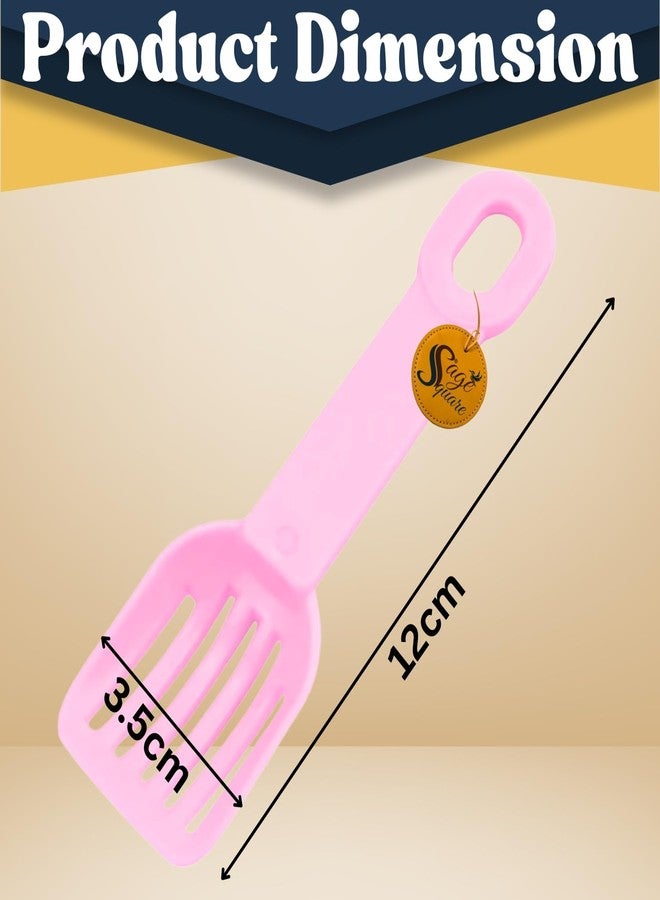 Sage Square Small Pet Waste Removal Tool - Lightweight, Durable Cleaning Scoop for Hamsters, Gerbils, Rabbits, Other Small Animals - Ideal for Litter Box Maintenance & Sand Bath Cleaning - Image 3